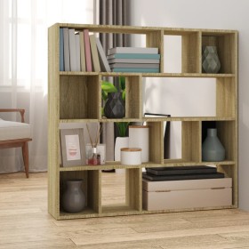 Sonoma Bücherregal/Raumteiler aus Eiche 105x24x102 cm von vidaXL, Raumteiler - Ref: Foro24-823248, Preis: 76,67 €, Rabatt: %