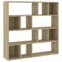 Sonoma Bücherregal/Raumteiler aus Eiche 105x24x102 cm von vidaXL, Raumteiler - Ref: Foro24-823248, Preis: 83,93 €, Rabatt: %