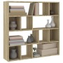 Sonoma Bücherregal/Raumteiler aus Eiche 105x24x102 cm von vidaXL, Raumteiler - Ref: Foro24-823248, Preis: 83,93 €, Rabatt: %