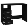 Black plywood drawer desk 102x50x76 cm by vidaXL, Desks - Ref: Foro24-823033, Price: 97,63 €, Discount: %