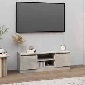 Mueble de TV con puerta gris hormigón 102x30x36 cm de vidaXL, Muebles TV - Ref: Foro24-823354, Precio: 57,99 €, Descuento: %