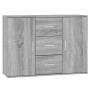 Aparador de madera contrachapada gris Sonoma 91x29,5x65 cm de vidaXL, Aparadores - Ref: Foro24-823348, Precio: 89,99 €, Descu...