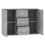 Aparador de madera contrachapada gris Sonoma 91x29,5x65 cm de vidaXL, Aparadores - Ref: Foro24-823348, Precio: 89,99 €, Descu...