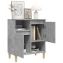 Concrete gray plywood sideboard 60x35x70 cm by vidaXL, Sideboards - Ref: Foro24-821144, Price: 76,59 €, Discount: %