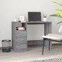 Escritorio con cajones contrachapada gris Sonoma 102x50x76 cm de vidaXL, Escritorios - Ref: Foro24-823038, Precio: 104,52 €, ...