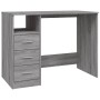 Escritorio con cajones contrachapada gris Sonoma 102x50x76 cm de vidaXL, Escritorios - Ref: Foro24-823038, Precio: 104,52 €, ...