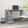 Escritorio con cajones contrachapada gris Sonoma 102x50x76 cm de vidaXL, Escritorios - Ref: Foro24-823038, Precio: 104,52 €, ...