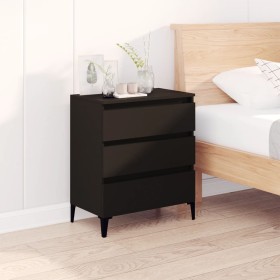 Black plywood sideboard 60x35x70 cm by vidaXL, Sideboards - Ref: Foro24-823049, Price: 66,34 €, Discount: %