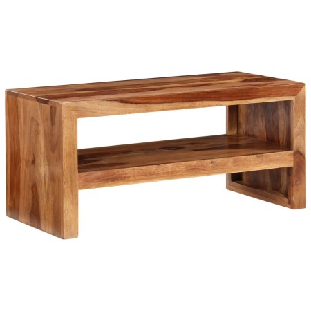 Mesa auxiliar de TV de madera maciza de sheesham de vidaXL, Muebles TV - Ref: Foro24-241622, Precio: 237,99 €, Descuento: %