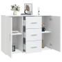 White plywood sideboard 91x29.5x65 cm by vidaXL, Sideboards - Ref: Foro24-823342, Price: 84,80 €, Discount: %