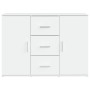 Aparador de madera contrachapada blanca 91x29,5x65 cm de vidaXL, Aparadores - Ref: Foro24-823342, Precio: 84,80 €, Descuento: %