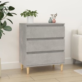 Concrete gray plywood sideboard 60x35x70 cm by vidaXL, Sideboards - Ref: Foro24-823044, Price: 60,62 €, Discount: %