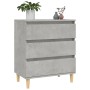 Aparador de madera contrachapada gris hormigón 60x35x70 cm de vidaXL, Aparadores - Ref: Foro24-823044, Precio: 60,54 €, Descu...