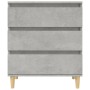 Aparador de madera contrachapada gris hormigón 60x35x70 cm de vidaXL, Aparadores - Ref: Foro24-823044, Precio: 60,54 €, Descu...