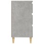 Aparador de madera contrachapada gris hormigón 60x35x70 cm de vidaXL, Aparadores - Ref: Foro24-823044, Precio: 60,54 €, Descu...