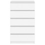 White plywood chest of drawers 60x36x103 cm by vidaXL, Drawers - Ref: Foro24-823016, Price: 101,70 €, Discount: %