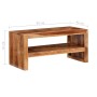 Mesa auxiliar de TV de madera maciza de sheesham de vidaXL, Muebles TV - Ref: Foro24-241622, Precio: 237,99 €, Descuento: %