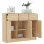 Aparador de madera de ingeniería color roble Sonoma 91x28x75 cm de vidaXL, Aparadores - Ref: Foro24-823011, Precio: 112,65 €,...