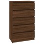 Brown oak plywood wooden dresser 60x36x103 cm by vidaXL, Drawers - Ref: Foro24-823023, Price: 123,09 €, Discount: %