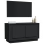 Mueble para TV madera contrachapada negro 80x35x45 cm de vidaXL, Muebles TV - Ref: Foro24-819853, Precio: 55,97 €, Descuento: %