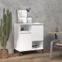 Glossy white plywood sideboard 60x35x70 cm by vidaXL, Sideboards - Ref: Foro24-821150, Price: 60,61 €, Discount: %