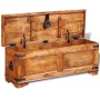 Cofre de almacenamiento de madera de mango rugosa de vidaXL, Baúles de almacenamiento - Ref: Foro24-241635, Precio: 215,85 €,...