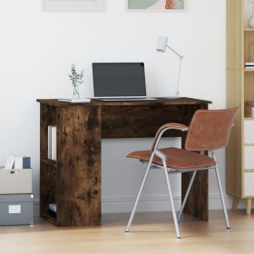 Smoked oak plywood desk 100x55x75 cm by vidaXL, Desks - Ref: Foro24-823029, Price: 83,99 €, Discount: %