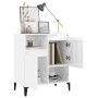 Glossy white plywood sideboard 60x35x70 cm by vidaXL, Sideboards - Ref: Foro24-821150, Price: 60,61 €, Discount: %