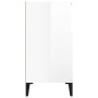 Glossy white plywood sideboard 60x35x70 cm by vidaXL, Sideboards - Ref: Foro24-821150, Price: 60,61 €, Discount: %