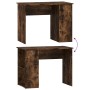 Escritorio de madera contrachapada roble ahumado 100x55x75 cm de vidaXL, Escritorios - Ref: Foro24-823029, Precio: 84,28 €, D...