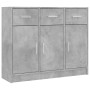 Concrete gray engineered wood sideboard 91x28x75 cm by vidaXL, Sideboards - Ref: Foro24-823012, Price: 97,77 €, Discount: %