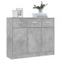 Concrete gray engineered wood sideboard 91x28x75 cm by vidaXL, Sideboards - Ref: Foro24-823012, Price: 107,09 €, Discount: %