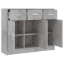 Aparador madera de ingeniería gris hormigón 91x28x75 cm de vidaXL, Aparadores - Ref: Foro24-823012, Precio: 107,09 €, Descuen...