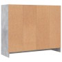 Aparador madera de ingeniería gris hormigón 91x28x75 cm de vidaXL, Aparadores - Ref: Foro24-823012, Precio: 107,09 €, Descuen...