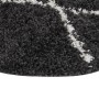 Cream and anthracite gray long pile rug φ120 cm by vidaXL, Rugs - Ref: Foro24-342163, Price: 39,00 €, Discount: %