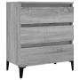 Aparador de madera contrachapada gris Sonoma 60x35x70 cm de vidaXL, Aparadores - Ref: Foro24-823054, Precio: 60,86 €, Descuen...