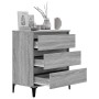 Aparador de madera contrachapada gris Sonoma 60x35x70 cm de vidaXL, Aparadores - Ref: Foro24-823054, Precio: 60,86 €, Descuen...