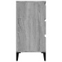 Aparador de madera contrachapada gris Sonoma 60x35x70 cm de vidaXL, Aparadores - Ref: Foro24-823054, Precio: 60,86 €, Descuen...