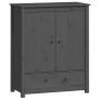 Tall sideboard in solid gray pine wood 83x41.5x100 cm by vidaXL, Sideboards - Ref: Foro24-823516, Price: 157,06 €, Discount: %