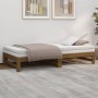 Removable sofa bed solid pine wood honey brown 2x(75x190)cm by vidaXL, Beds and slatted bases - Ref: Foro24-823422, Price: 16...