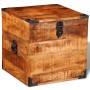 Rough Mango Wood Cubic Storage Chest by vidaXL, Storage trunks - Ref: Foro24-241636, Price: 140,07 €, Discount: %