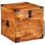 Rough Mango Wood Cubic Storage Chest by vidaXL, Storage trunks - Ref: Foro24-241636, Price: 140,07 €, Discount: %