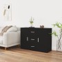 Black plywood sideboard 91x29.5x65 cm by vidaXL, Sideboards - Ref: Foro24-823343, Price: 80,55 €, Discount: %