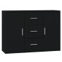 Black plywood sideboard 91x29.5x65 cm by vidaXL, Sideboards - Ref: Foro24-823343, Price: 80,55 €, Discount: %