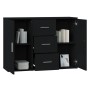 Black plywood sideboard 91x29.5x65 cm by vidaXL, Sideboards - Ref: Foro24-823343, Price: 80,55 €, Discount: %