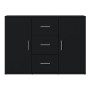 Black plywood sideboard 91x29.5x65 cm by vidaXL, Sideboards - Ref: Foro24-823343, Price: 80,55 €, Discount: %