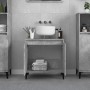 Concrete gray plywood sink cabinet 58x33x60cm by vidaXL, bathroom vanities - Ref: Foro24-821264, Price: 58,78 €, Discount: %