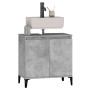 Concrete gray plywood sink cabinet 58x33x60cm by vidaXL, bathroom vanities - Ref: Foro24-821264, Price: 58,78 €, Discount: %