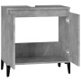 Concrete gray plywood sink cabinet 58x33x60cm by vidaXL, bathroom vanities - Ref: Foro24-821264, Price: 58,78 €, Discount: %