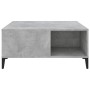 Mesa de centro madera contrachapada gris hormigón 80x80x36,5 cm de vidaXL, Mesas de centro - Ref: Foro24-821104, Precio: 51,5...